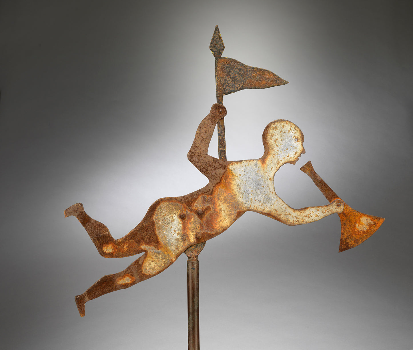 Primitive Stylised Silhouette Angel Weathervane