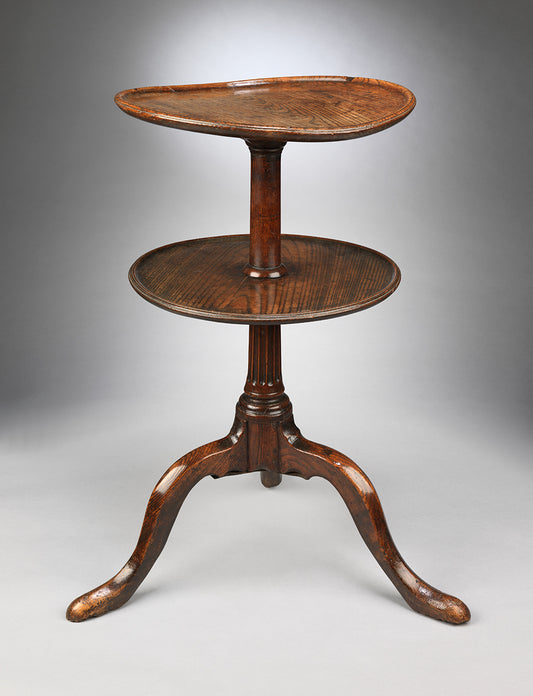 Fine Georgian Vernacular Circular Tripod Dumb Waiter