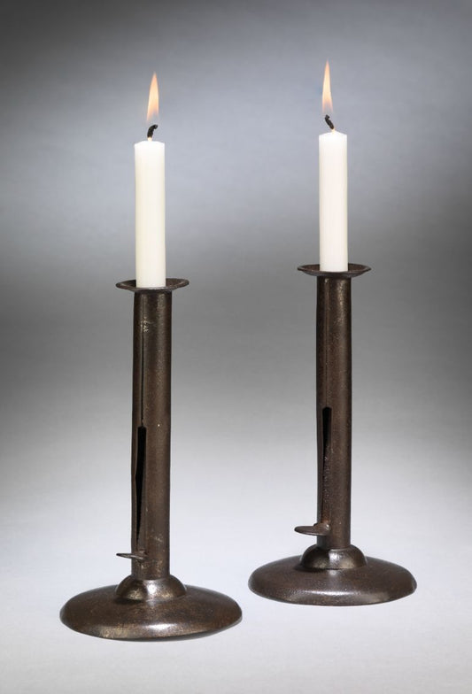 A Fine Pair of Classic "Hogscraper" Candlesticks