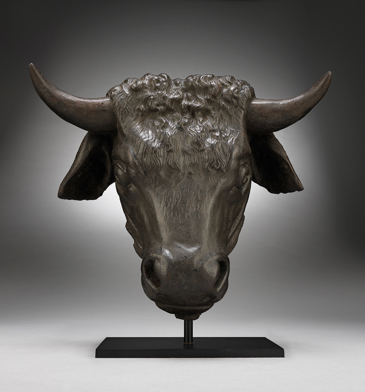 A Distinctive Documentary Bull's Head Cattle Market Sign