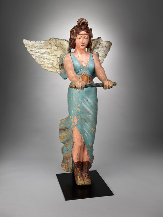 A Magnificent Documentary Fairground Carousel Angel