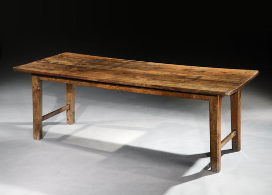 Traditional Primitive Farmhouse Dining Table