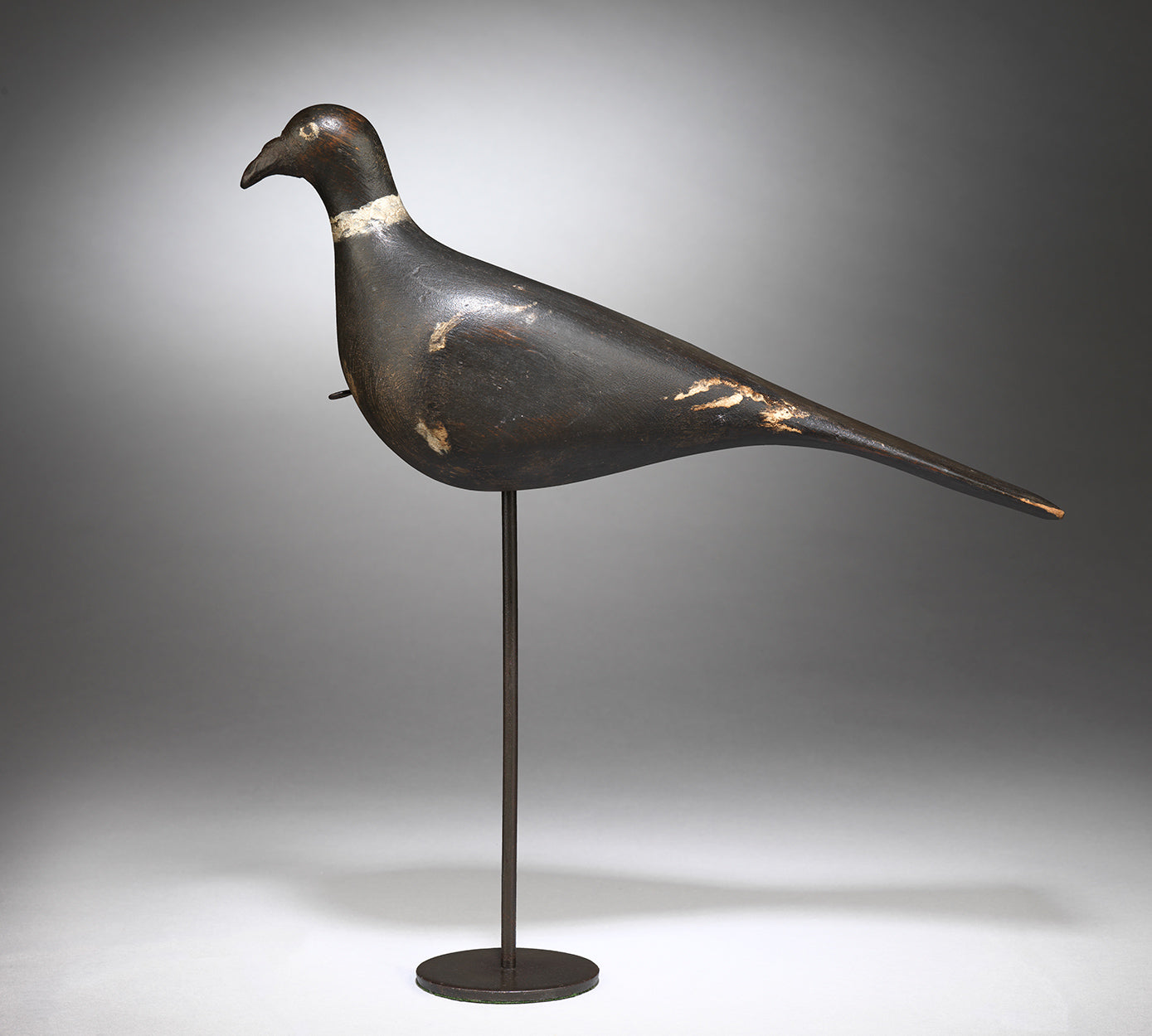 Unusual Primitive Wood Pigeon Decoy