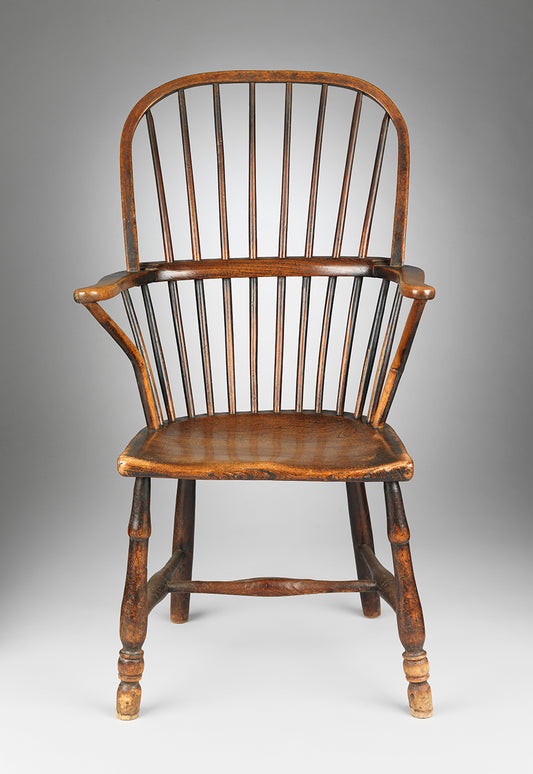 Classic Georgian Bow Back Windsor Armchair