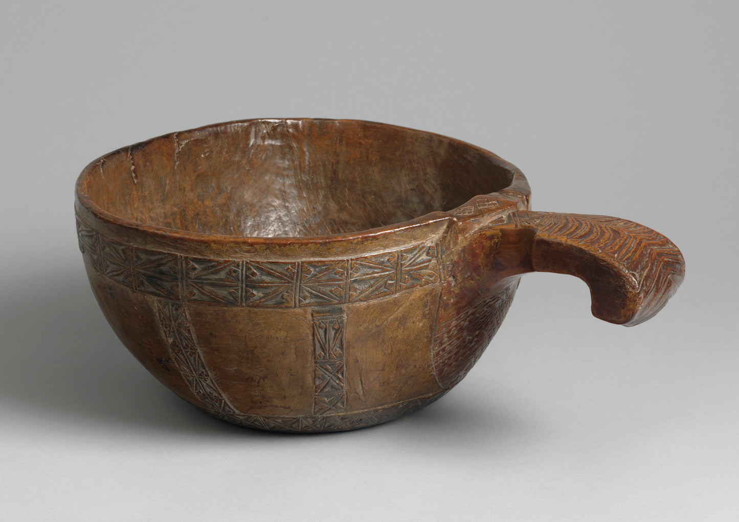 Fine Large Early Ceremonial Ale Scoop