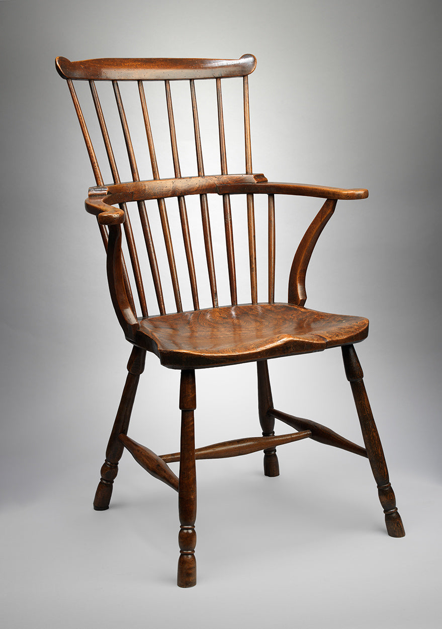 Classic Georgian West Country Comb-Back Windsor Chair