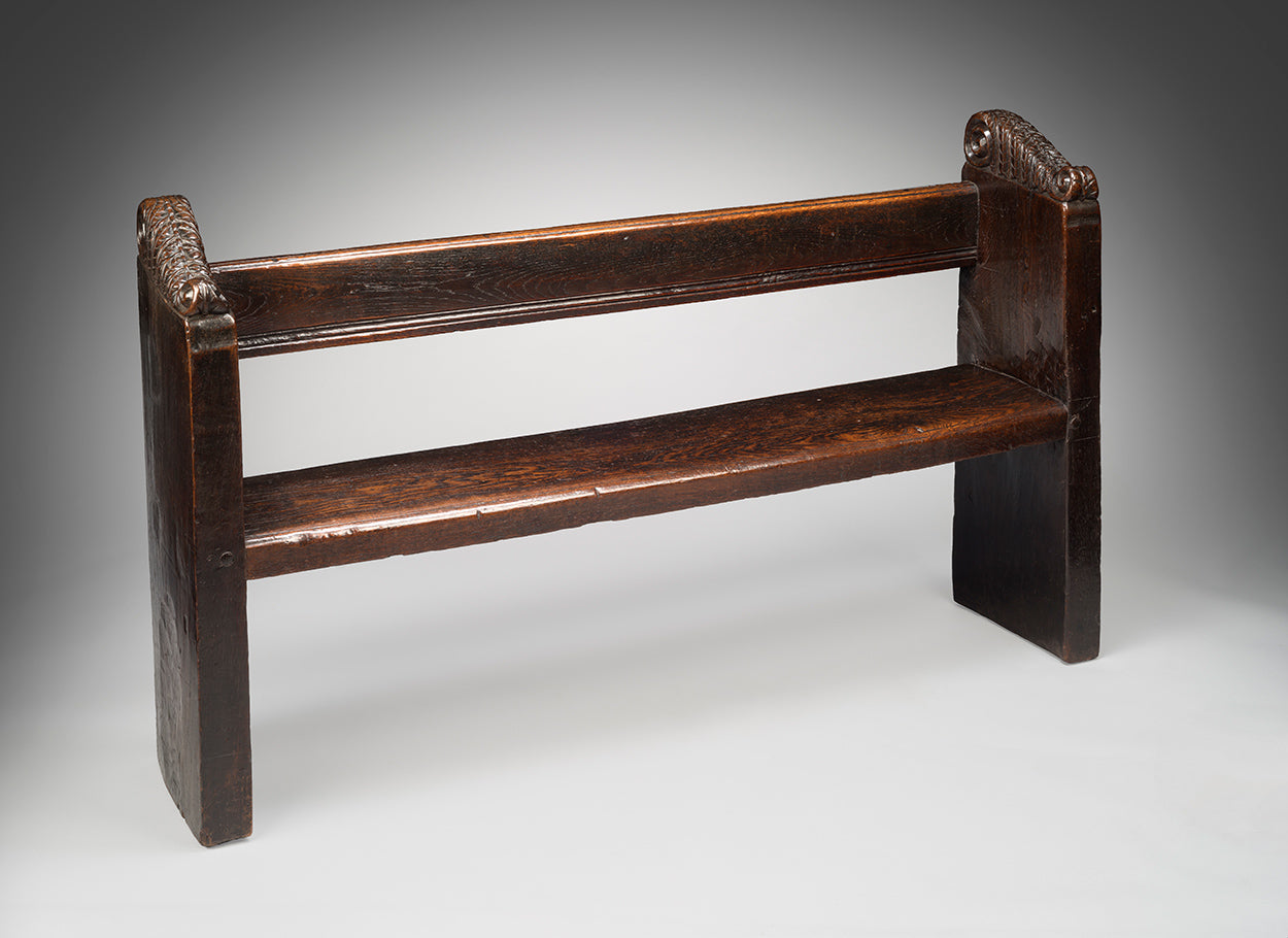 Fine and Rare Early Bench Seat or Pew