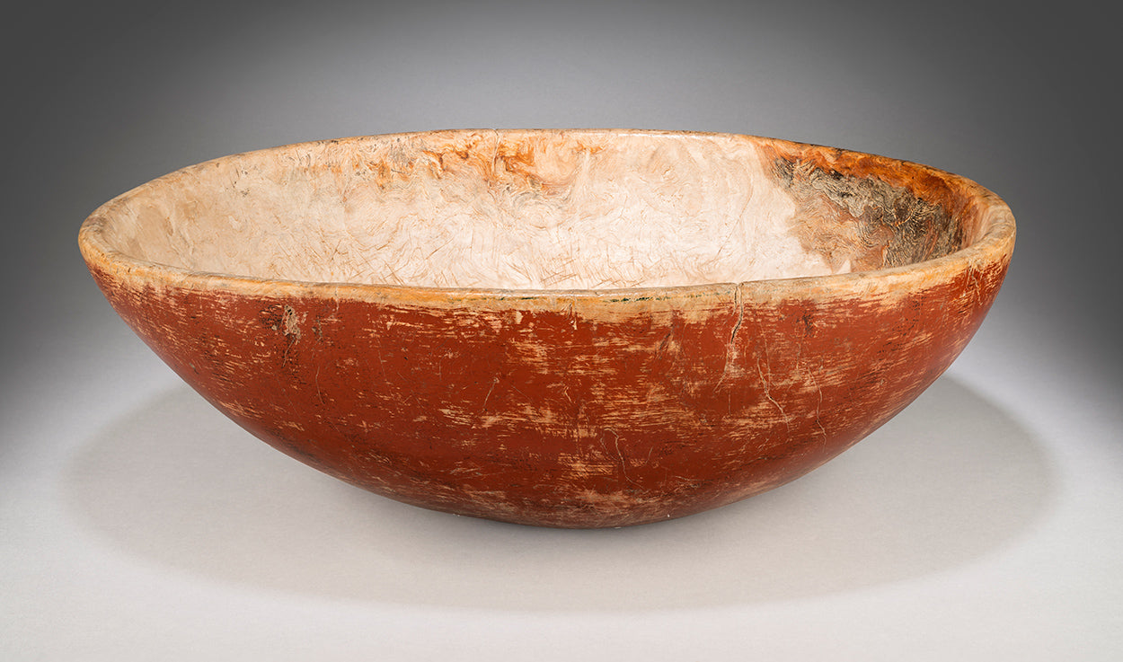 Generous Scrubbed Pale Traditional Root Bowl