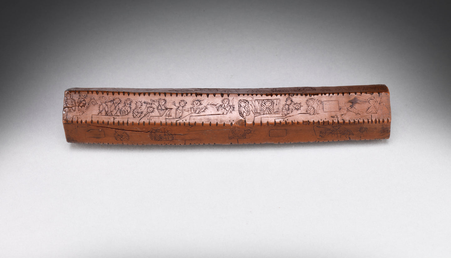 Primitive Calendar Stick or Almanac