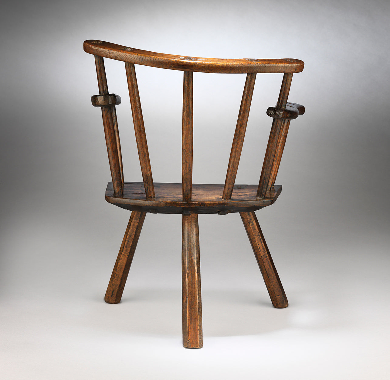 Primitive Child's Stick Back Windsor Armchair