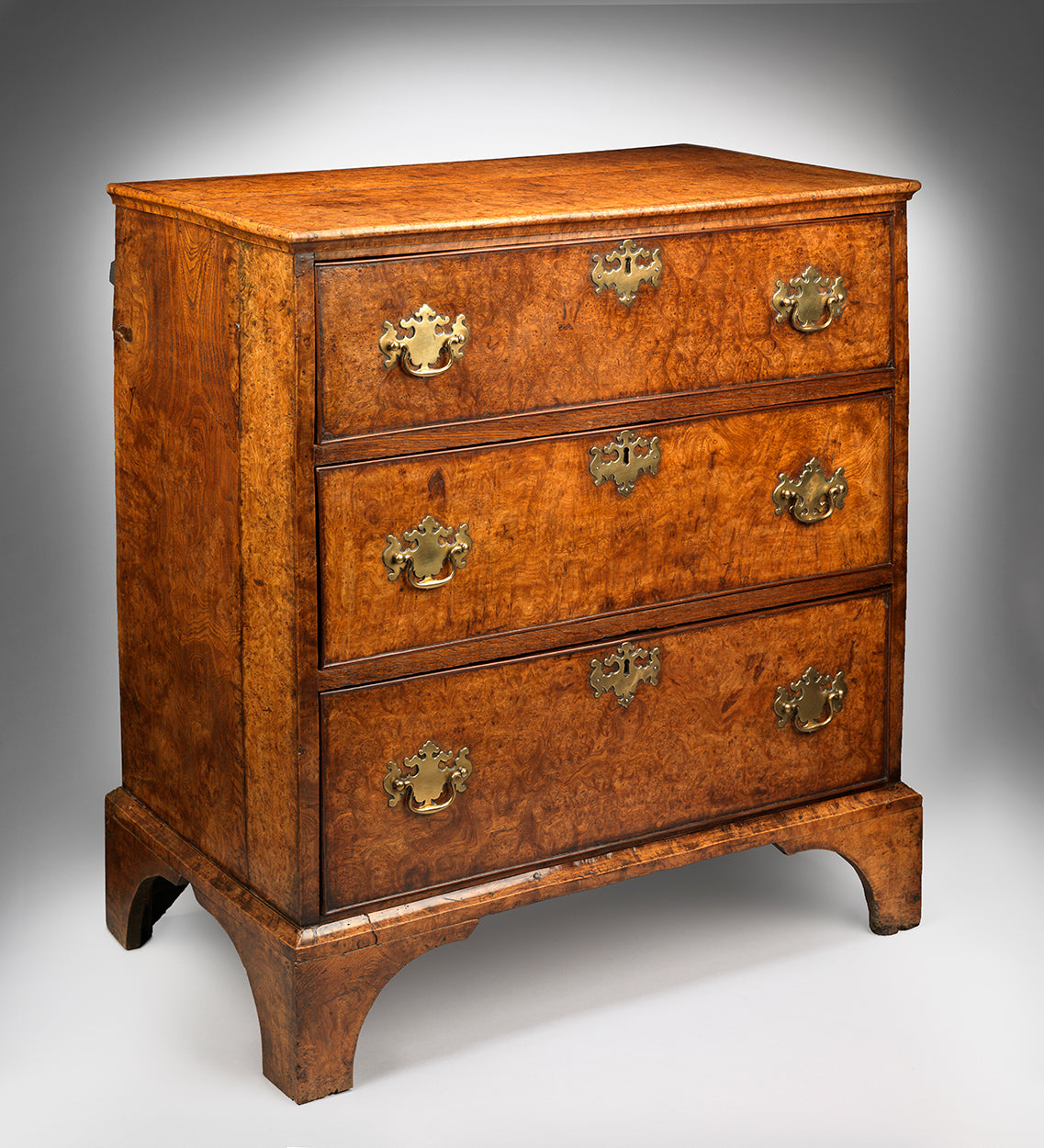 Rare Georgian Vernacular Three Drawer Chest