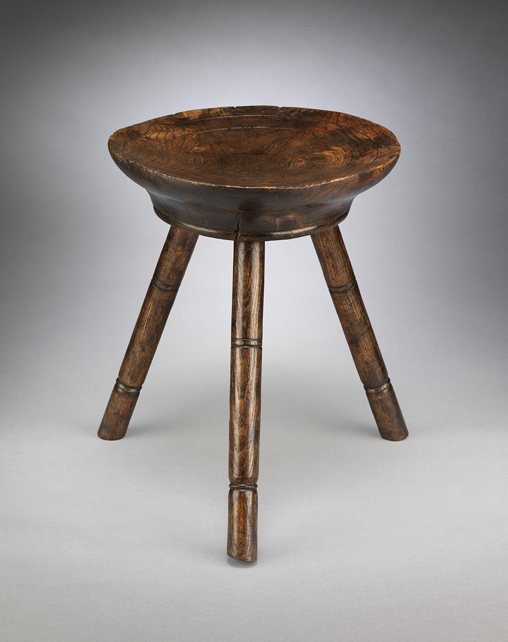 A Classic Three-Legged Dairy Stool