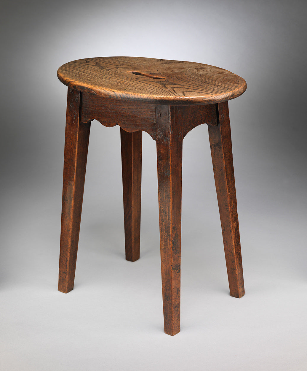 Oval Top Georgian Vernacular Stool