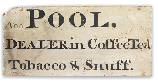 Trade Sign for "Ann Pool"