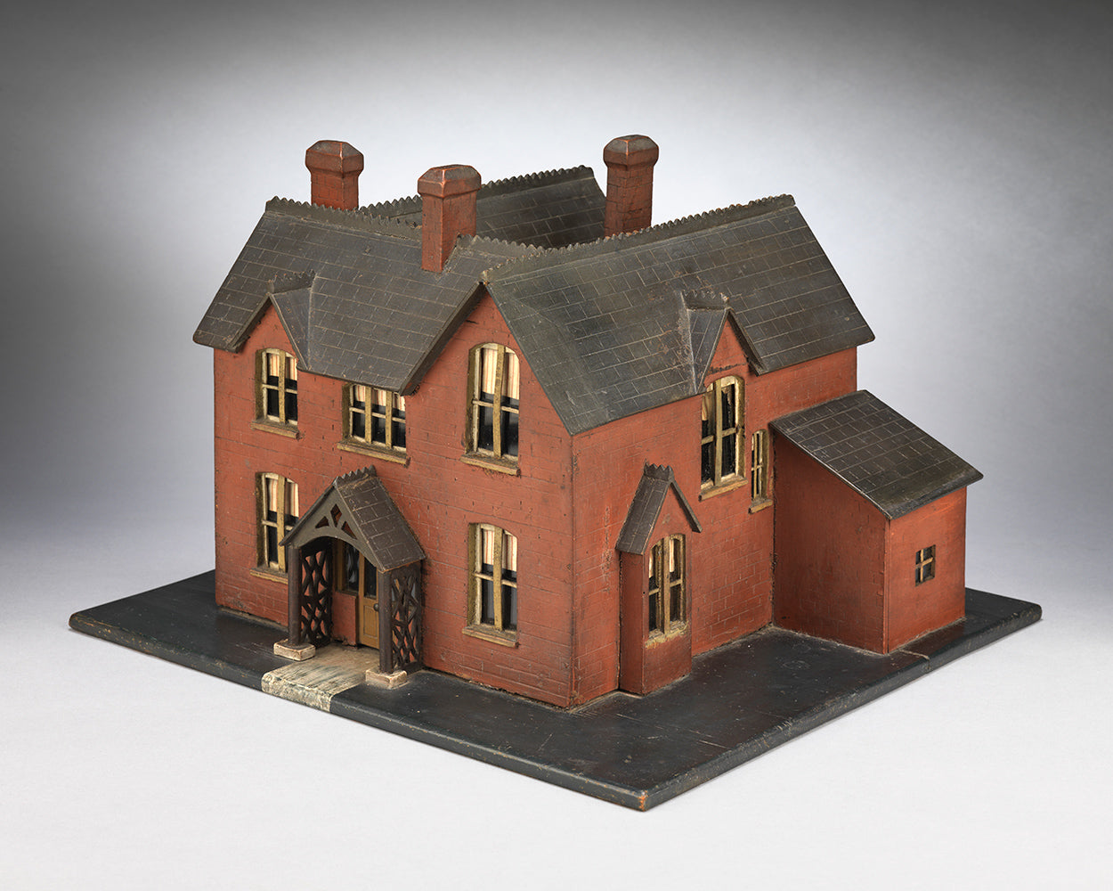 Extraordinary Folk Art Model of a Victorian Villa