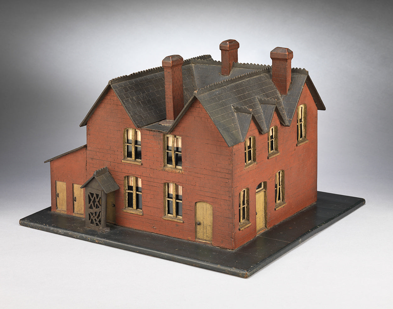 Extraordinary Folk Art Model of a Victorian Villa