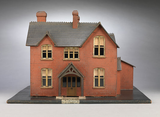 Extraordinary Folk Art Model of a Victorian Villa