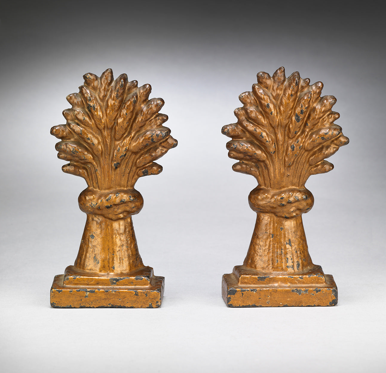 Delightful Original Pair of Wheatsheaf Stoops