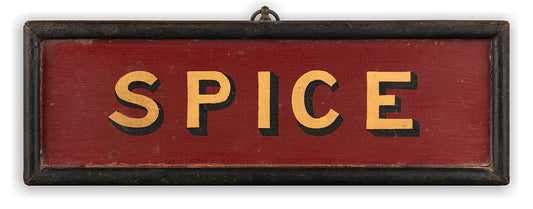 An Original Grocery Store Trade Sign