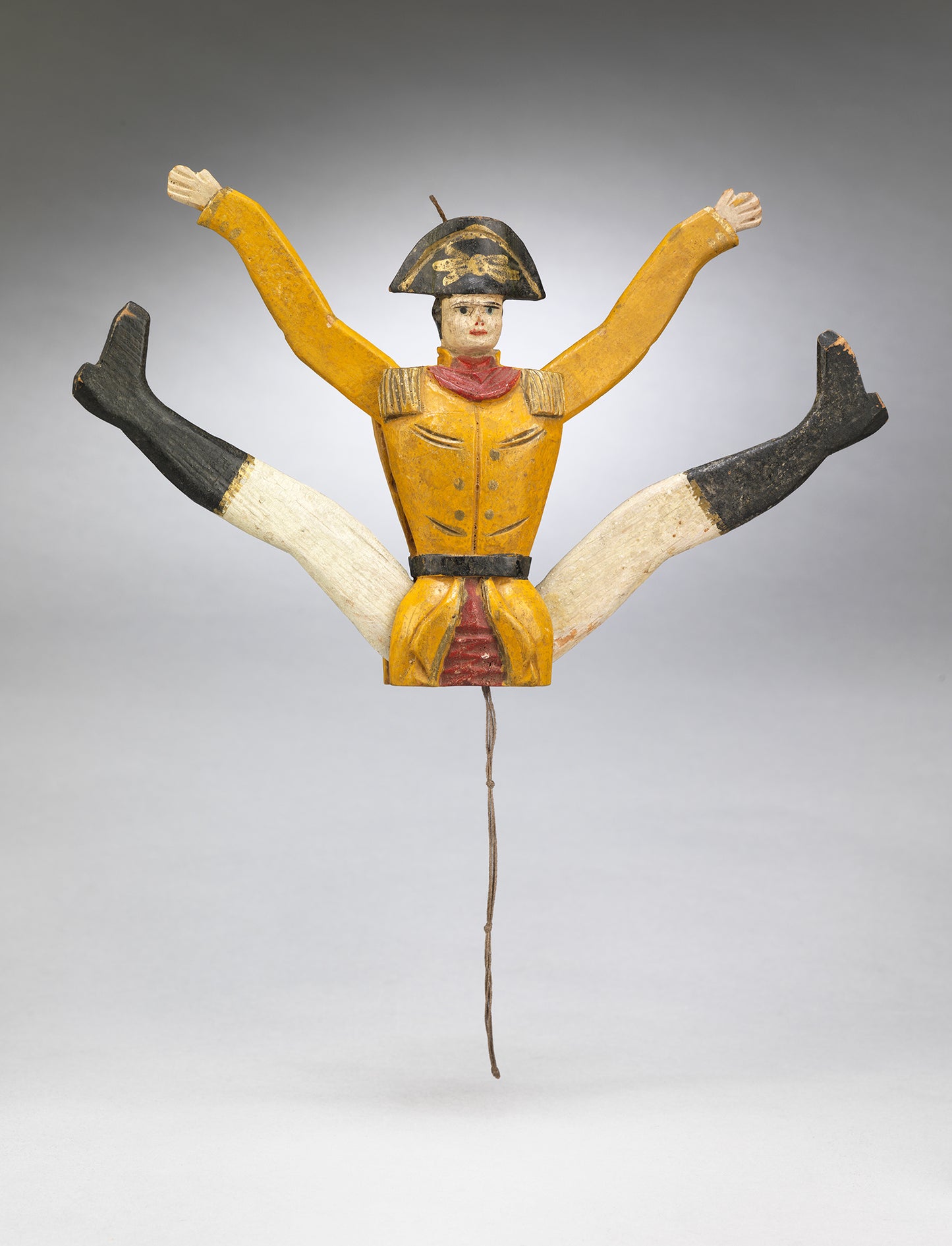 Unusual Articulated "Jumping Jack" Soldier Toy