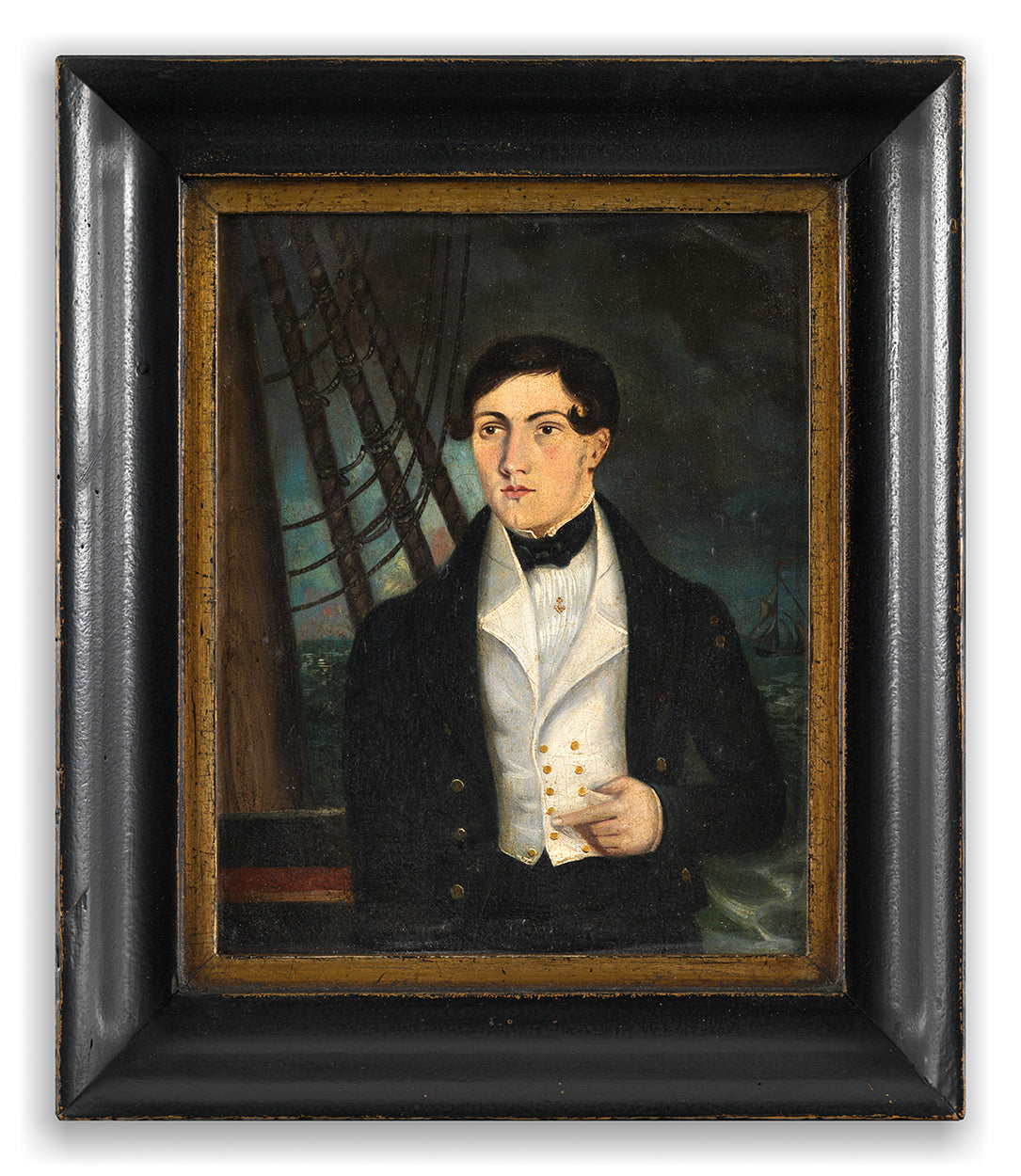 Unusual Portrait of a Young Sea Captain