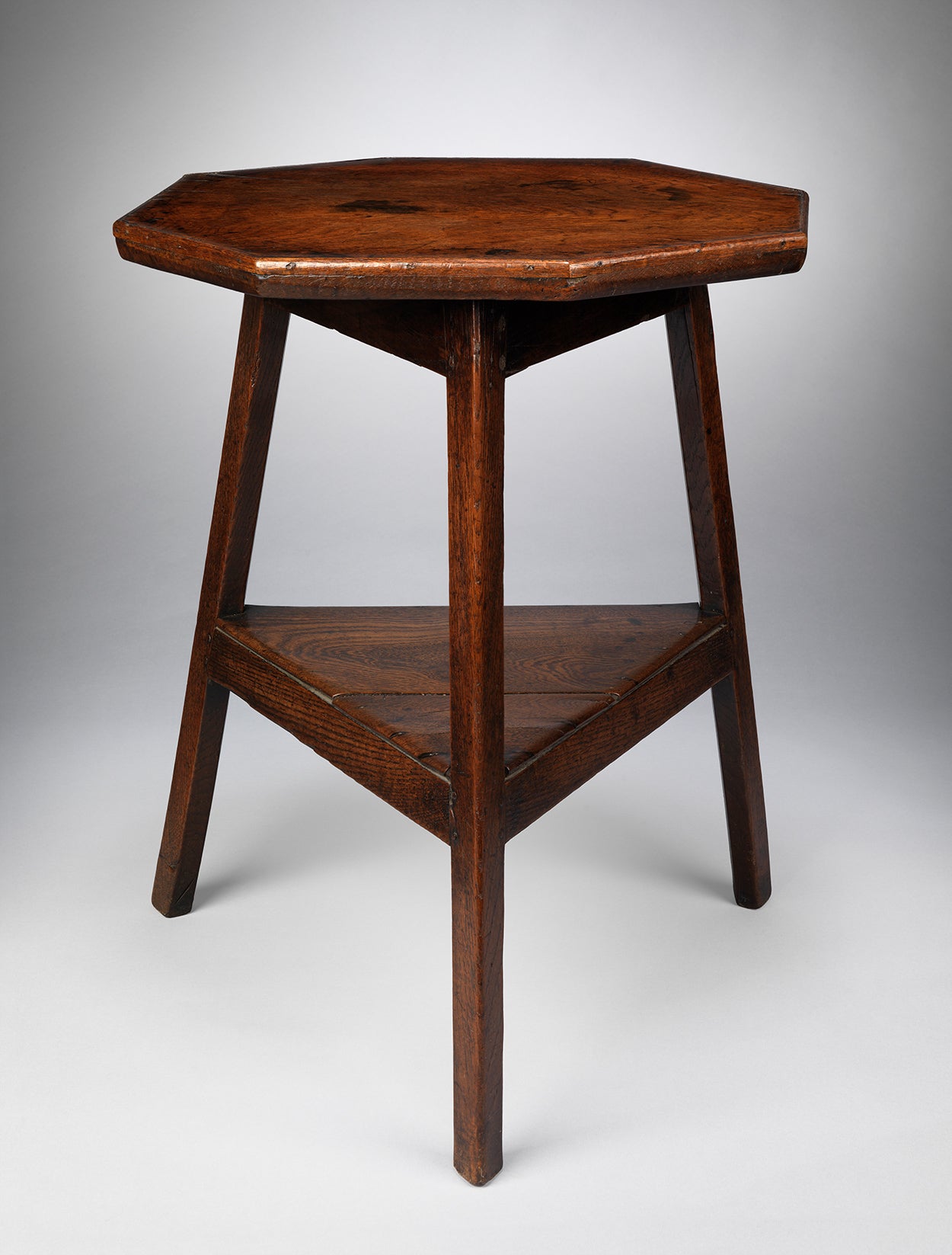 Remarkable Georgian Vernacular Two Tier Cricket Table