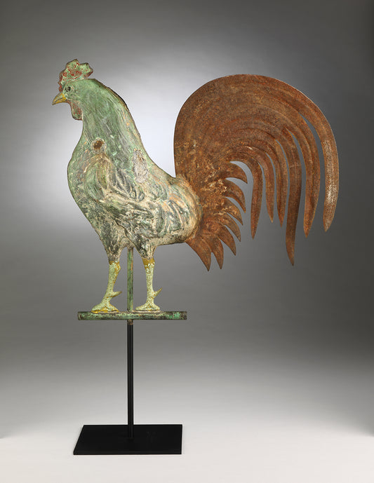 A Handsome Folk Art Rooster Weathervane