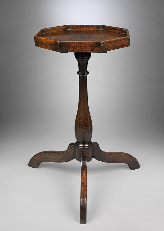 Vernacular Queen Anne Octagonal Candlestand