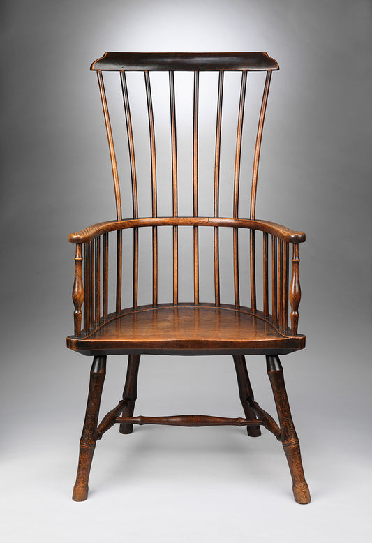 Handsome Vernacular Comb Back Armchair