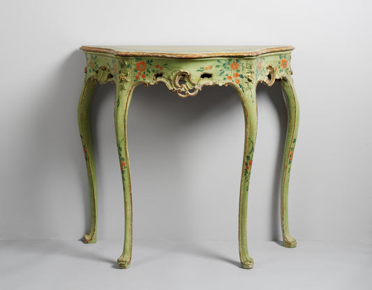 Provincial Rococo Console Table