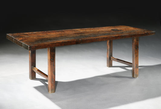 Primitive Vernacular Farmhouse Dining Table