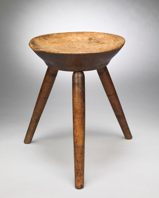 Good Traditional Vernacular Dairy Stool