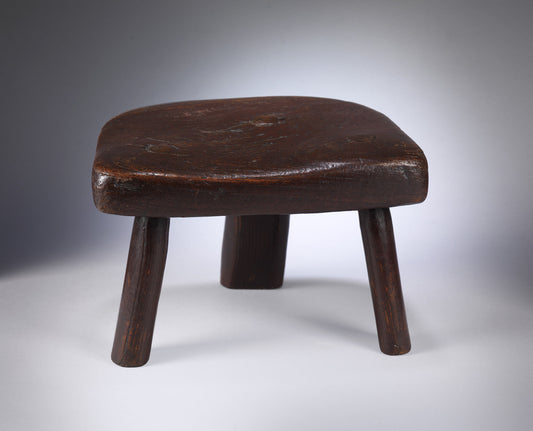 Fine Early Three Legged Primitive Stool