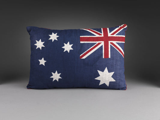 A Small Vintage Flag Cushion