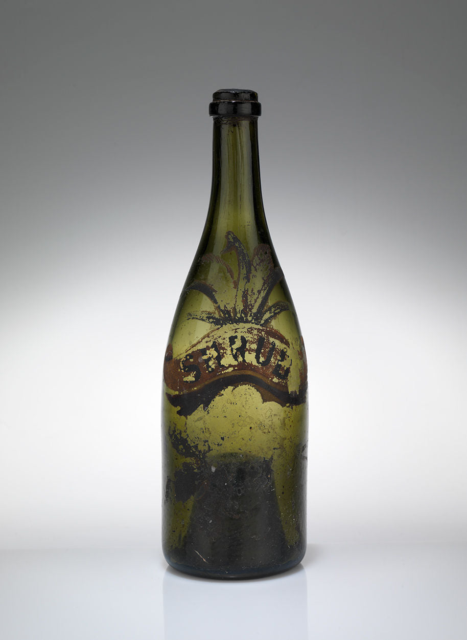 Three Unusual Hand Painted Bottles 