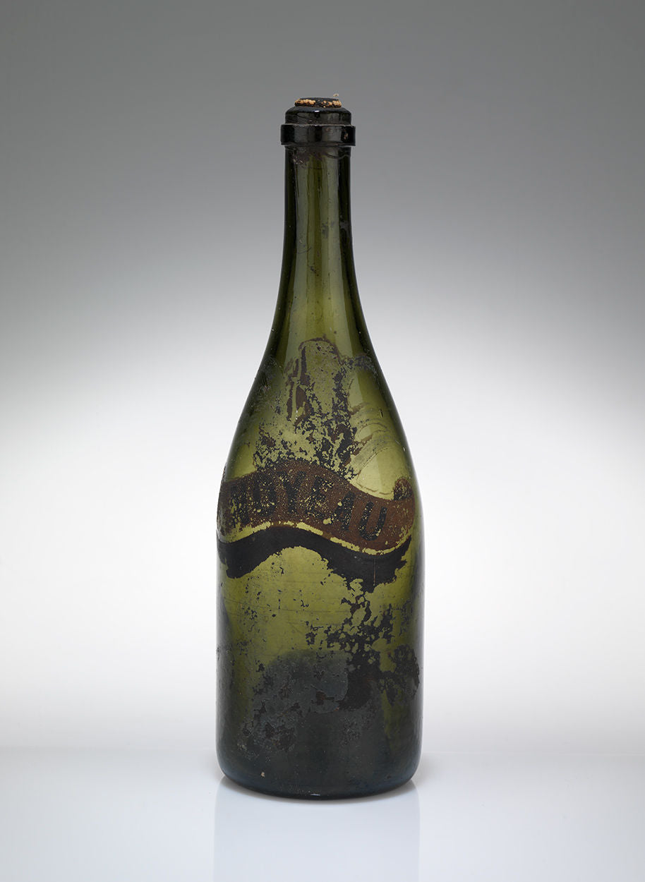 Three Unusual Hand Painted Bottles 