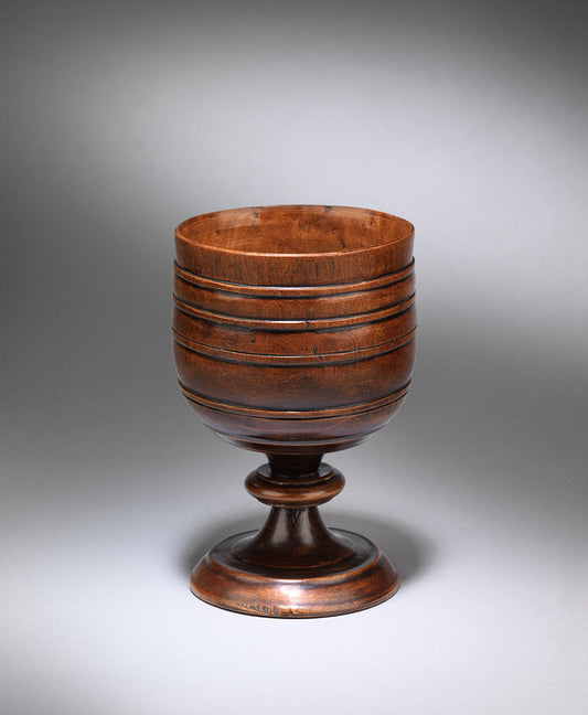 A Handsome Early Disc-Knop Goblet