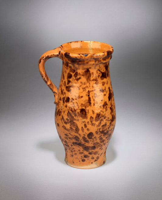 Spatter Slip Decorated Pitcher