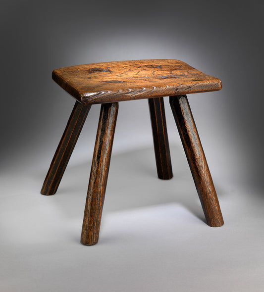 Interesting Four Legged Rectangular Stool 