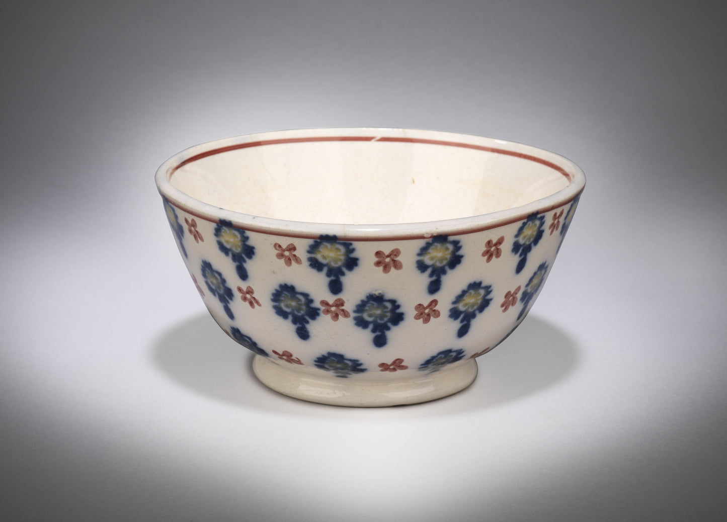 Polychrome Spongeware Bowl 