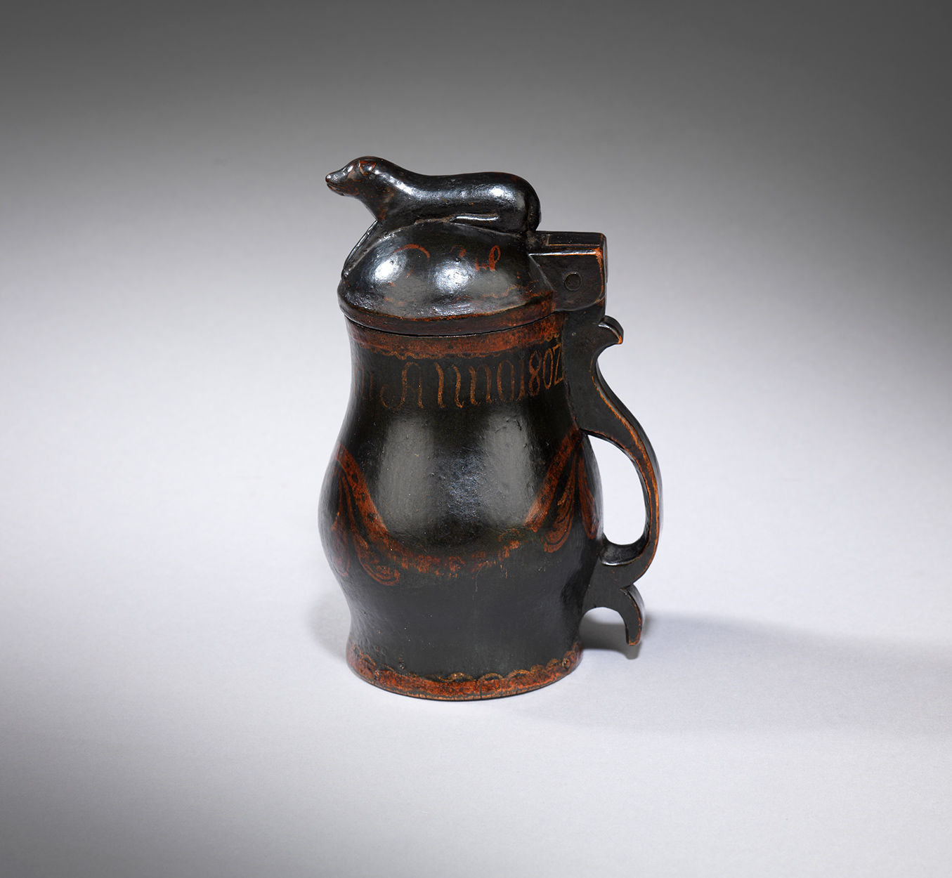 An Exceptional Diminutive Ceremonial Lidded Baluster Tankard