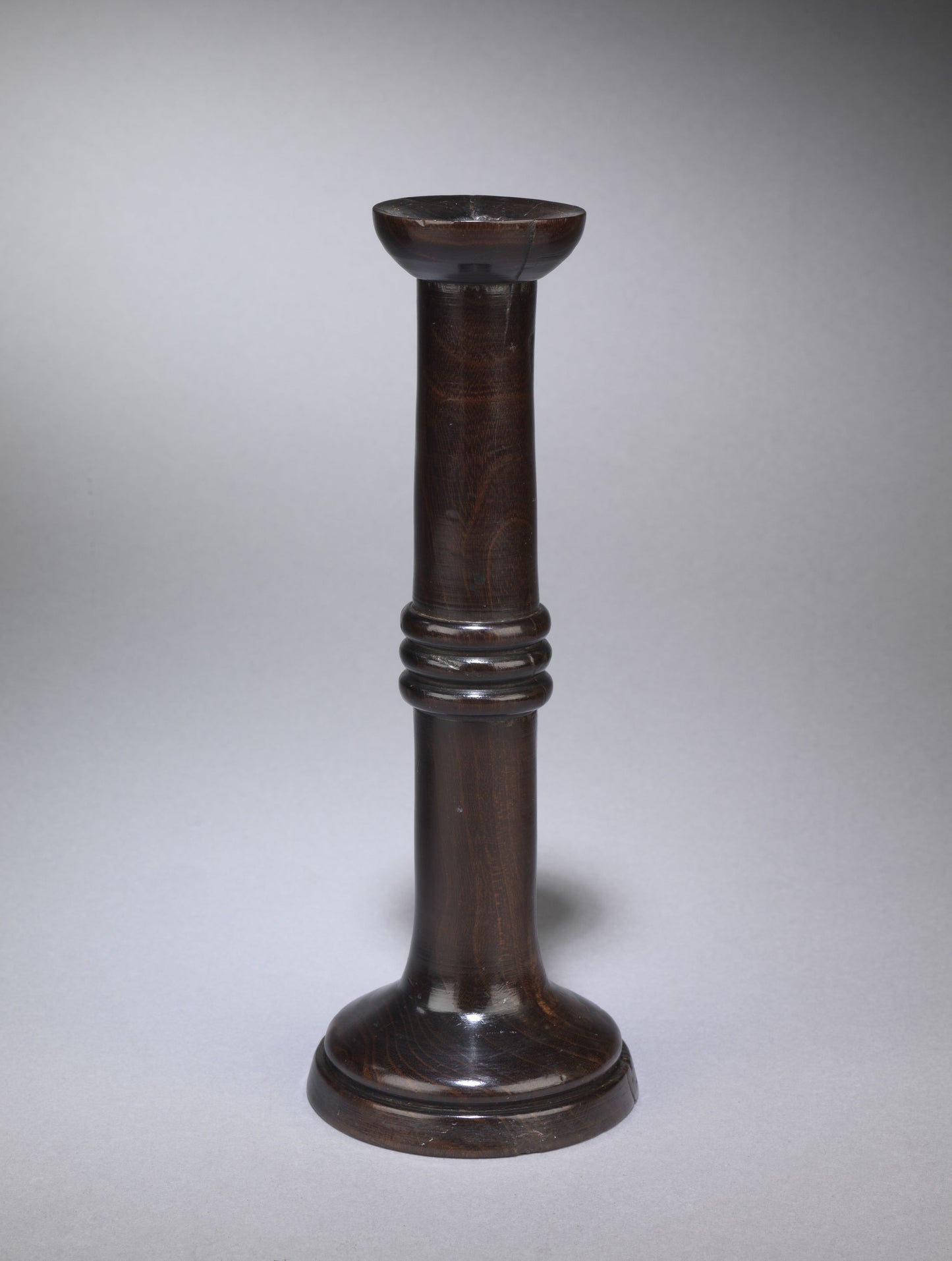 Gun Barrell Stemmed Table Candlestick