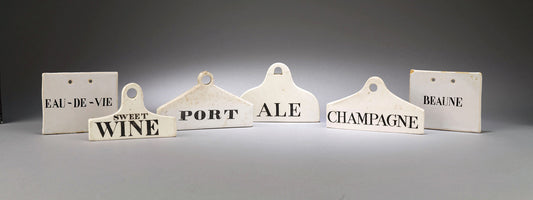 Group of Six Various Cellar Labels