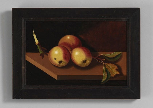 Three Apples On The Shelf'