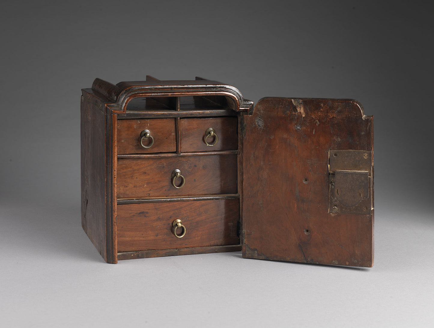 Exceptional Early Welsh Inscribed Miniature Chest