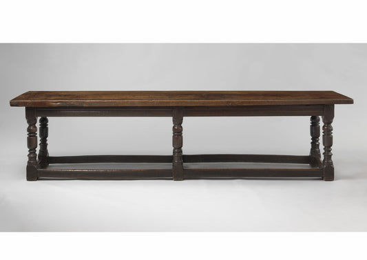 Magnificent and Important Early Single Plank Top Refectory Table