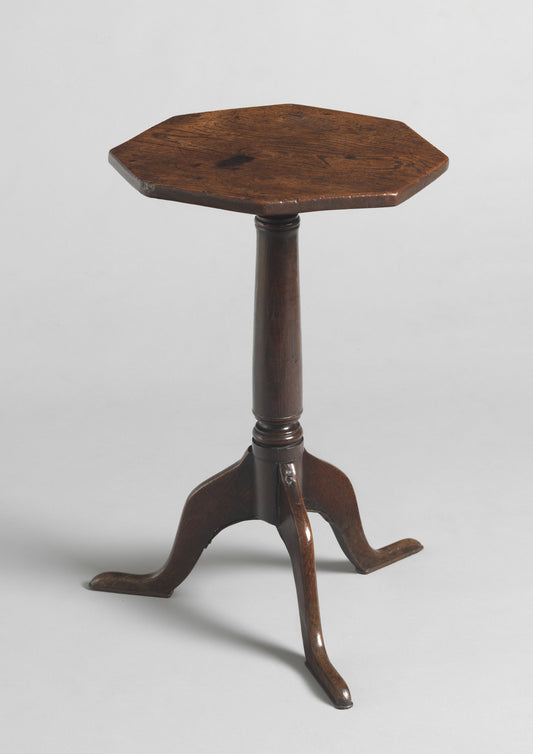 Octagonal Top Tripod Table