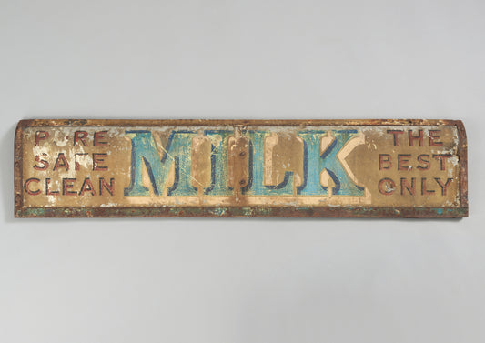 Early Milk Float Sign