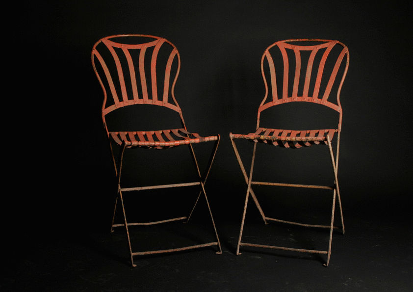 Pair of Folding Garden Chairs