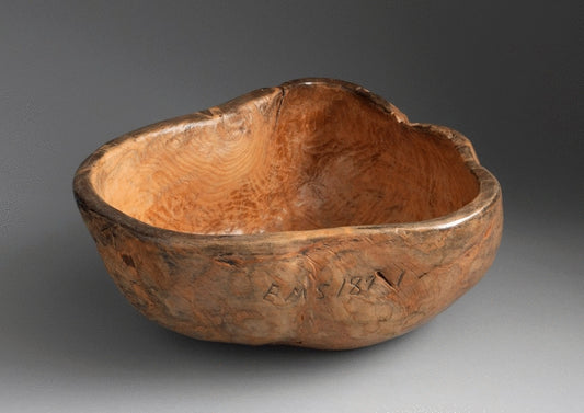 Natural Form Dug Out Root Wood Bowl